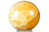 Polished Honeycomb Calcite Sphere - Utah #344850-1